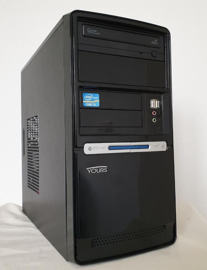 i3 Mooie Desing PC IntelCore W11 SSD+1000Gb/Hd, Computers en Software, Desktop Pc's, Gebruikt, 4 Ghz of meer, HDD, SSD, 8 GB, Met monitor