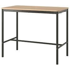 Ikea TOMMARYD Hoge Tafel - Eikenfineer/AntracietSCHEVENINGEN beschikbaar voor biedingen