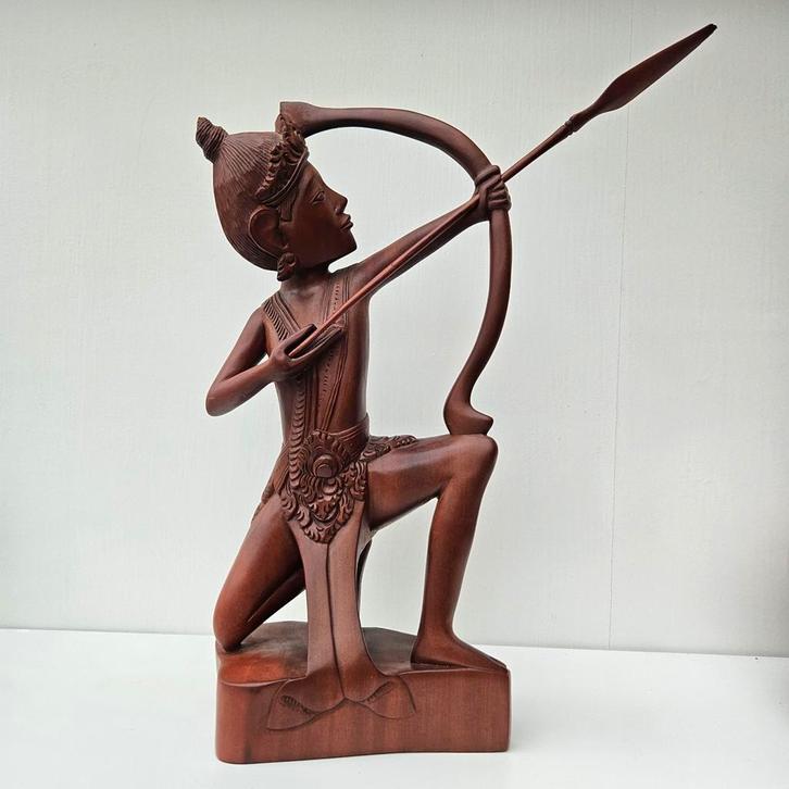 Balinese boogschutter, Antiek en Kunst, Kunst | Niet-Westerse kunst, Ophalen of Verzenden