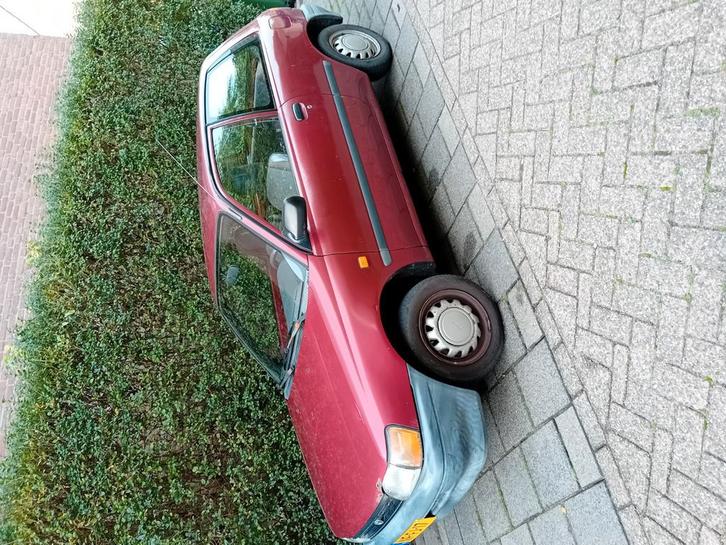 Toyota Starlet 1.3 XLI 12V E2 1995 AG rood, Auto's, Toyota, Particulier, Starlet, Benzine, Hatchback, Handgeschakeld, Origineel Nederlands