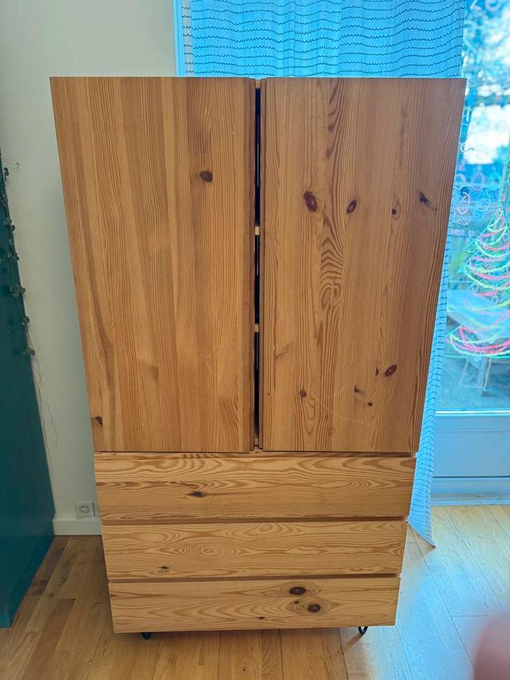 2x IKEA Ivar ladeblok en bovenkast op pootjes, Huis en Inrichting, Kasten | Kledingkasten, Gebruikt, 150 tot 200 cm, 50 tot 100 cm