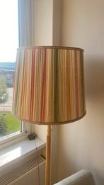 Grote retro lampenkap voor vloerlamp, Huis en Inrichting, Lampen | Lampenkappen, Crème, Rond, Ophalen of Verzenden, Zo goed als nieuw