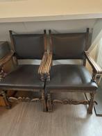 stoelen, Huis en Inrichting, Stoelen, Ophalen, Gebruikt, Twee, Bruin