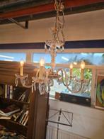 Italiaanse Kristallen Kroonluchter - 5 Arms, Huis en Inrichting, Lampen | Kroonluchters, J, M, Ophalen of Verzenden, Zo goed als nieuw