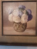 Bloemen schilderij., Antiek en Kunst, Curiosa en Brocante, Ophalen