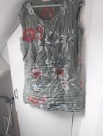 Linnen jurkje bloemen 42/44, Ophalen of Verzenden, Zo goed als nieuw, Jurk