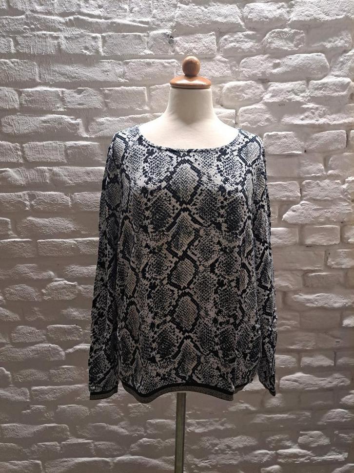 Soyaconcept Top Maat 42, Kleding | Dames, T-shirts, Zo goed als nieuw, Maat 42/44 (L), Zwart, Lange mouw, Verzenden