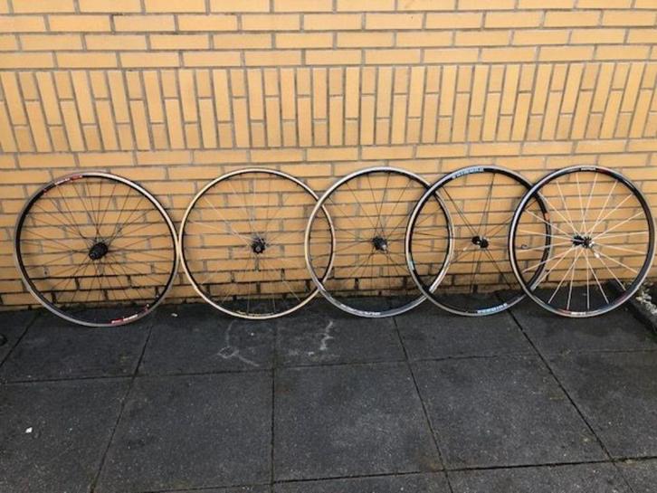 Race fiets wielen, Fietsen en Brommers, Fietsonderdelen, Gebruikt, Racefiets, Wiel, Ophalen