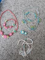 KINDERKETTING 2 STUKS + ARMBAND 2 STUKS, Kinderen en Baby's, Kindermode-accessoires, Ophalen of Verzenden, Gebruikt
