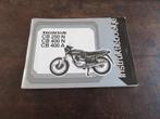 Honda CB250N CB400N CB400A instructieboekje handleiding, Motoren, Ophalen of Verzenden, Honda