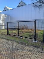 dubbele draaipoort zwart 4x1.80, Ophalen, Nieuw, 150 tot 200 cm, IJzer