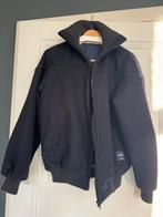 Wollen Herenjas Biesot Leiden M, Ophalen of Verzenden, Zo goed als nieuw, Maat 48/50 (M), Blauw