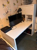 Ikea Kallax bureau met vakkenkast, Huis en Inrichting, Bureaus, Ophalen, Gebruikt, Bureau