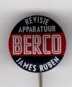 Speldje BERCO REVISIE APPARATUUR JAMES RUBEN (A8)  KIJK OOK, Verzenden, Gebruikt, Overige onderwerpen