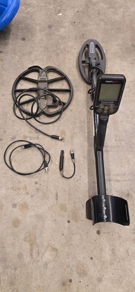 Nokta Makro Simplex+ Metaaldetector, Hobby en Vrije tijd, Metaaldetectors, Meer dan 30 cm, Zo goed als nieuw, Instelbare gevoeligheid