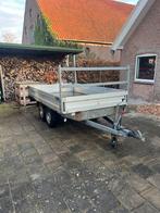 Humbaur plateauwagen tandemasser 3000 kg, Auto diversen, Aanhangers en Bagagewagens, Ophalen, Gebruikt