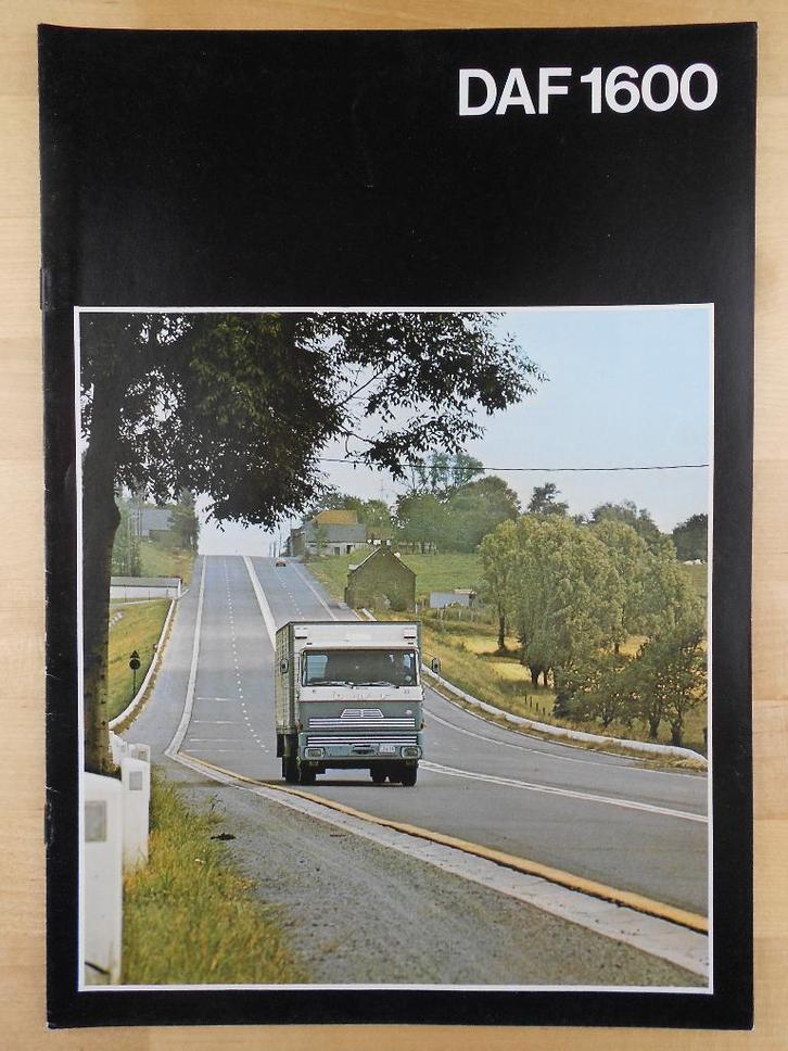 DAF 1600 Brochure 1980 - NL, Boeken, Auto's | Folders en Tijdschriften, Zo goed als nieuw, Overige merken, Ophalen of Verzenden