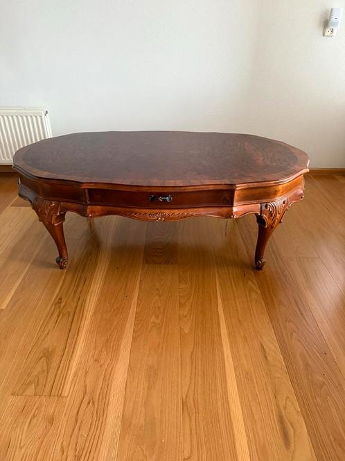 Antieke Salontafel met Lade, Antiek en Kunst, Antiek | Meubels | Tafels, Ophalen