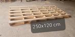 Pallets. 250x120 cm, Doe-het-zelf en Verbouw, Hout en Planken, Ophalen, Zo goed als nieuw, 200 tot 250 cm, 50 mm of meer