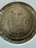 1 gulden 1923 Wilhelmina, 1 gulden, Zilver, Ophalen of Verzenden, Koningin Wilhelmina
