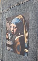 Het meisje met de parel, dames spijkerjasje, UPCYCLED, Ophalen of Verzenden, Zo goed als nieuw, Maat 46/48 (XL) of groter, Blauw
