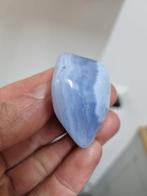 Grote blue lace agaat trommelsteen, Verzamelen, Mineralen en Fossielen, Ophalen of Verzenden, Mineraal