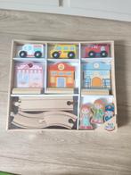Mini matters houten autobaan set ijs school bus nieuw, Kinderen en Baby's, Ophalen of Verzenden, Nieuw, Rij- of Hobbelspeelgoed