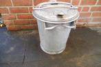 Te koop nog een nette verzinkte afvalbak 35 L, Huis en Inrichting, Ophalen, 50 tot 75 cm, Zo goed als nieuw, Metaal