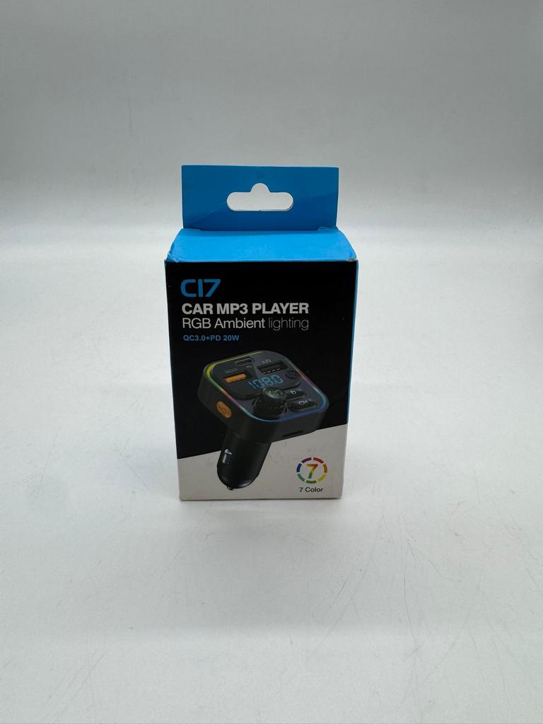 Bluetooth FM Transmitter met USB-A & USB-C - RGB, Ophalen of Verzenden, Nieuw