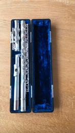 Verzilverden  dwarsfluit Artist ll openkleppen, Muziek en Instrumenten, Blaasinstrumenten | Dwarsfluiten en Piccolo's, Ophalen of Verzenden