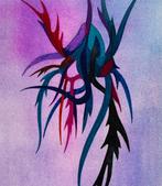 Gouache Eugéne Eechau - Oeuvre abstraite, Antiek en Kunst, Verzenden