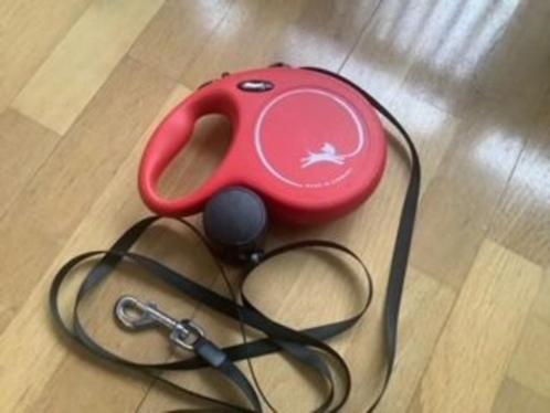Flexi New Classic large tape rollijn hondenriem 8m, Dieren en Toebehoren, Hondenriemen, Zo goed als nieuw, Hondenriem, Ophalen
