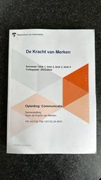 Reader De Kracht Van Merken HVA CO&CB, Boeken, Ophalen of Verzenden, Zo goed als nieuw, Alpha