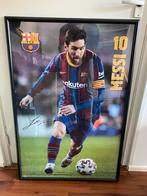 Ingelijste Messi poster, Verzamelen, Sportartikelen en Voetbal, Nieuw, Poster, Plaatje of Sticker, Ophalen, Buitenlandse clubs