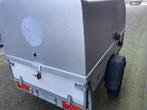 Gesloten aanhanger aanhangwagen bakwagen enkelasser, Auto diversen, Gebruikt