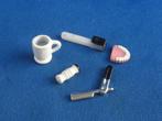 SALE scheerset, beker, gebit + tandenborstel poppenhuis 1:12, Mountbatten Road Tiverton Devon EX16 6SW United Kingdom, Poppenhuis