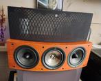 Kef iq6c centerspeaker grootste uit deze serie 150 Wrms@8ohm, Gebruikt, 120 watt of meer, Center speaker, Ophalen