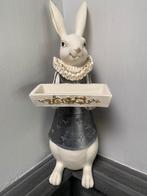 pasen paashaas konijn haas  beeld decoratie buste zwart roze, Diversen, Pasen, Nieuw, Ophalen of Verzenden