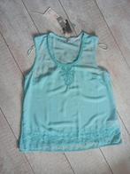 Nieuwe turquoise chiffon topje merk JBC, Maat 38/40 (M), Blauw, JBC, Nieuw