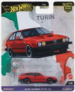 Hot Wheels Premium Alfa Romeo GTV6 3.0 - World Tour, Kinderen en Baby's, Speelgoed | Speelgoedvoertuigen, Ophalen of Verzenden