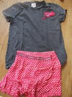 shirt en korte broek 134 -140 146- 152, Gebruikt, Meisje, Ophalen of Verzenden, Setje