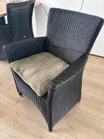 Zwarte Lloyd Loom stoelen, Huis en Inrichting, Stoelen, Ophalen of Verzenden, Gebruikt, Zwart, Vijf, Zes of meer stoelen