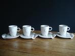 NIEUW - 4x DE - Douwe Egberts koffie kop en schotels, Huis en Inrichting, Keuken | Servies, Nieuw, Ophalen of Verzenden, Overige stijlen