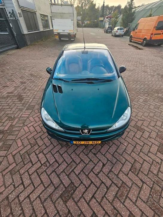 Peugeot 206 2.0 16V CC 2002 Groen, Auto's, Peugeot, Particulier, Benzine, E, Cabriolet, Handgeschakeld, Origineel Nederlands, Groen