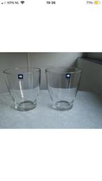 Twee "Leonardo" Design Vazen., Overige kleuren, Nieuw, Ophalen of Verzenden, Glas