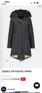 Airforce parka zip fishtal mt XL, Caravans en Kamperen, Ophalen of Verzenden, Zo goed als nieuw, Regenjas, Dames