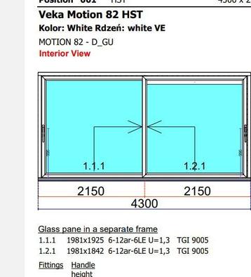 Veka schuifpui kunststof kozijn hefschuifpui Nieuw  beschikbaar voor biedingen