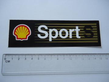 sticker oud SHELL Sport S logo retro auto motor autosport  beschikbaar voor biedingen