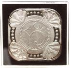 Wilhelmina - 5 cent 1933 herslag PROOF 31,2 gram zilver, Postzegels en Munten, Munten | Nederland, Zilver, Ophalen of Verzenden