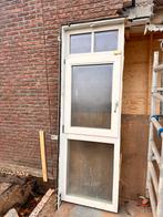 Kozijn met ramen en kiep-/kantelraam, Doe-het-zelf en Verbouw, Kozijnen en Schuifpuien, Gebruikt, Raamkozijn, 225 cm of meer, Hout